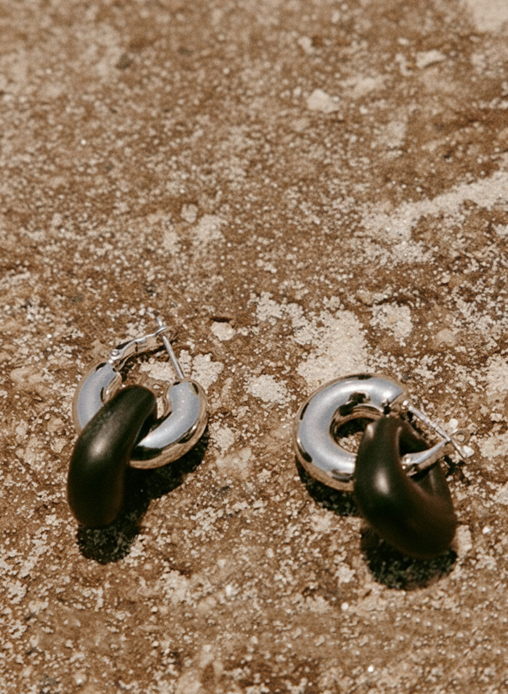 Vintage-Inspired Copper-Plated Ebony Earrings