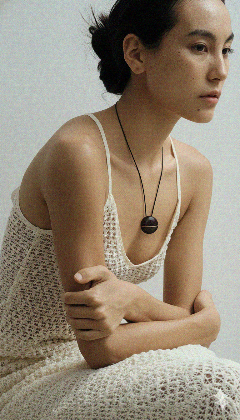 Minimalist Oval Ebony