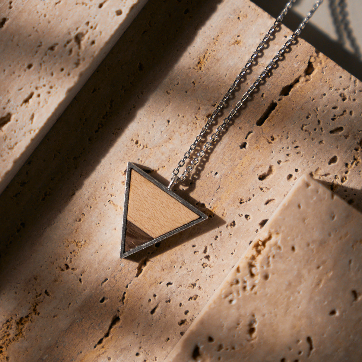 Triad Wood Pendant