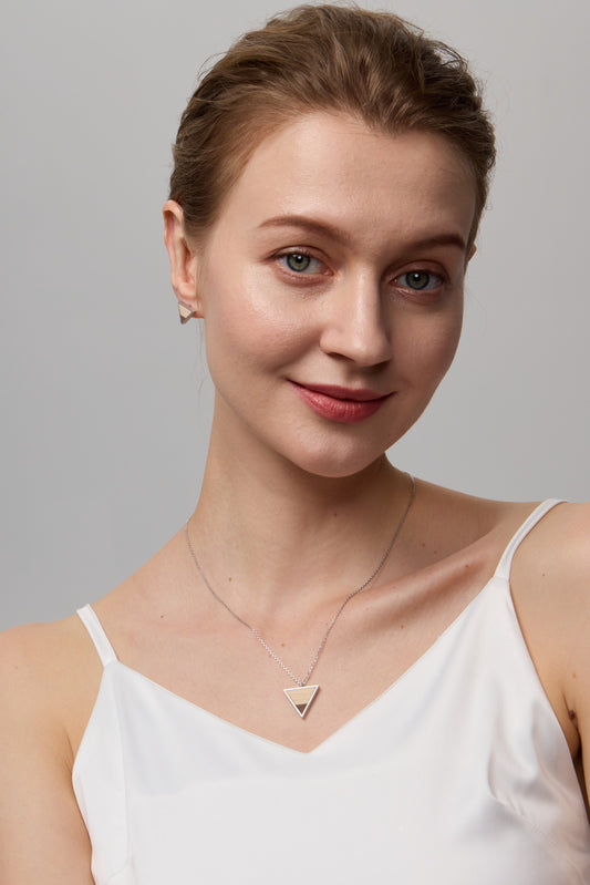 Triad Wood Pendant