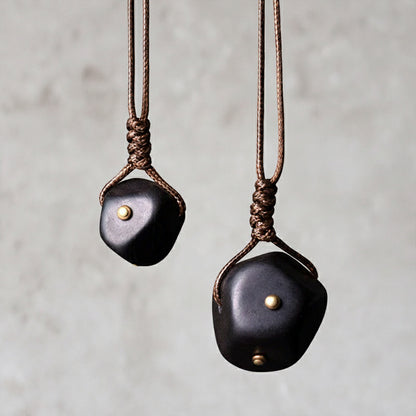 Ebony Brass Pendant(Small)