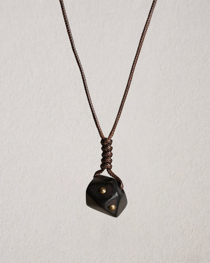 Ebony Brass Pendant(Small)