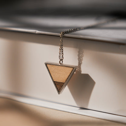 Triad Wood Pendant