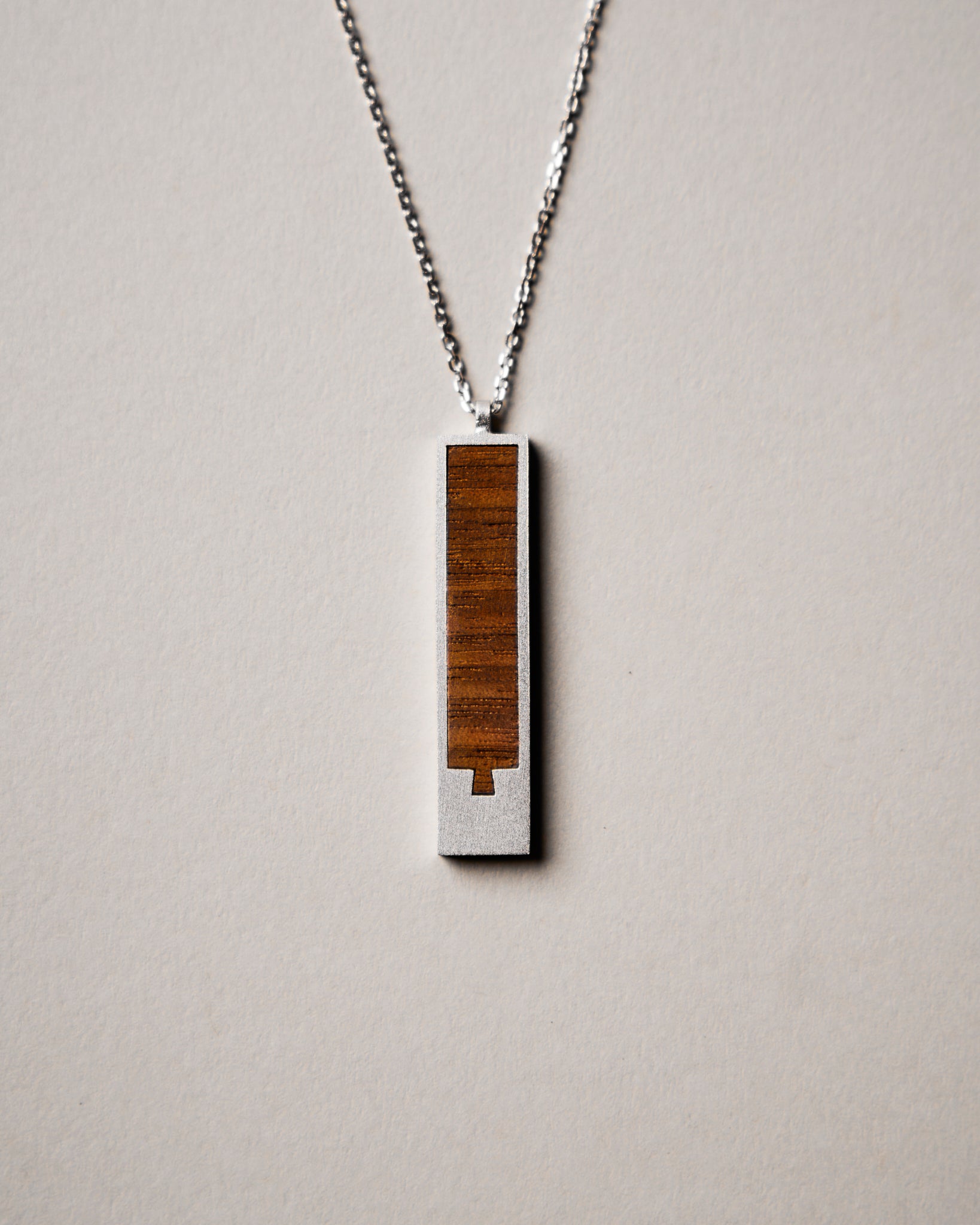 Minimalist Marquetry Necklace