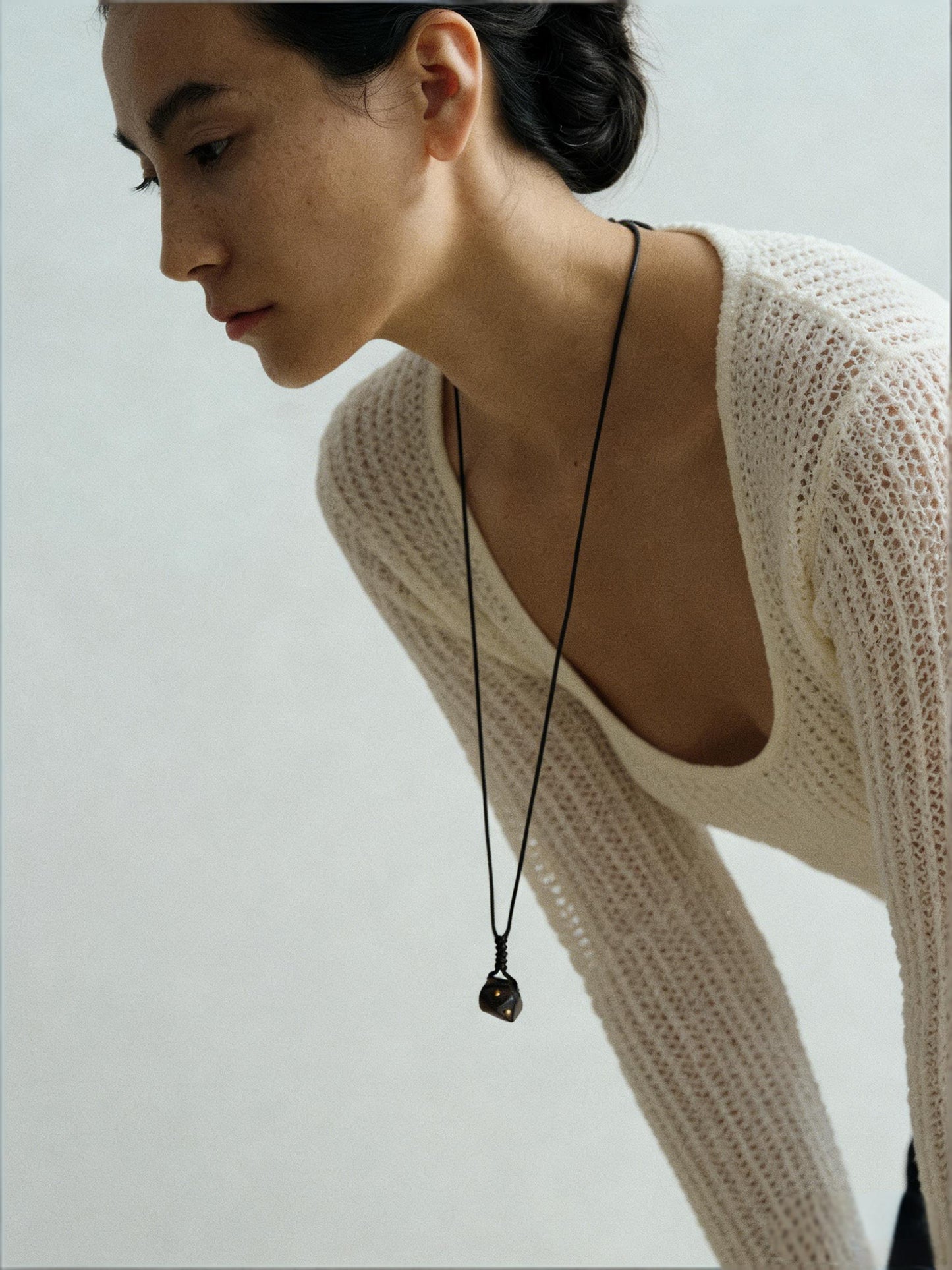 Ebony Brass Pendant(Small)